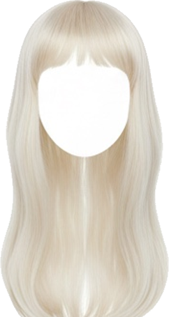 Long Straight Platinum Blonde Wig