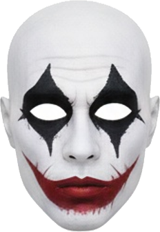 White Face Paint with Dark Circles Kit