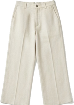 Wide Leg Linen Pants Cream