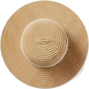 Wide Brim Straw Sun Hat