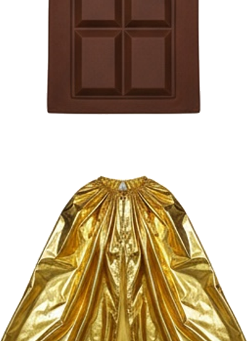 Gold Foil Wrapper Cape