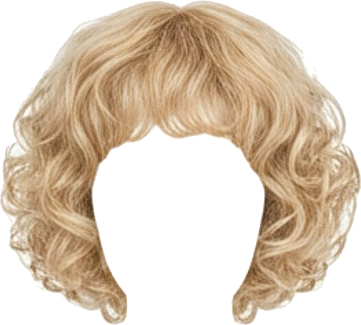 Short Blonde Curly Wig