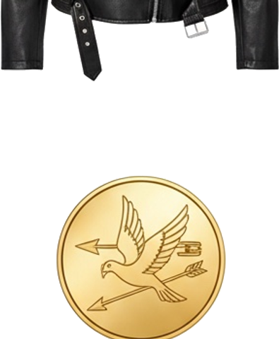 Gold Bird Pin Brooch