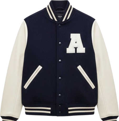 Navy Varsity Jacket