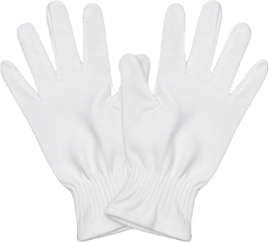 White Costume Gloves Cotton
