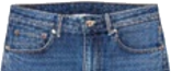 Blue Straight Leg Jeans