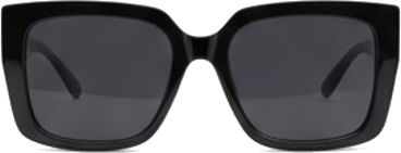 Oversized Black Square Sunglasses