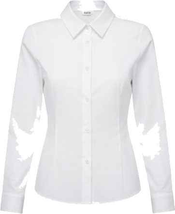 Fitted White Button Down Shirt