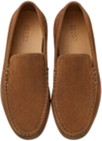 Brown Suede Loafers