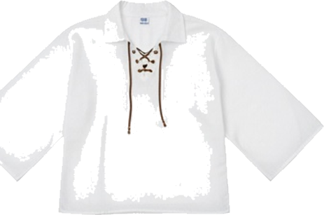 White Peasant Pirate Shirt