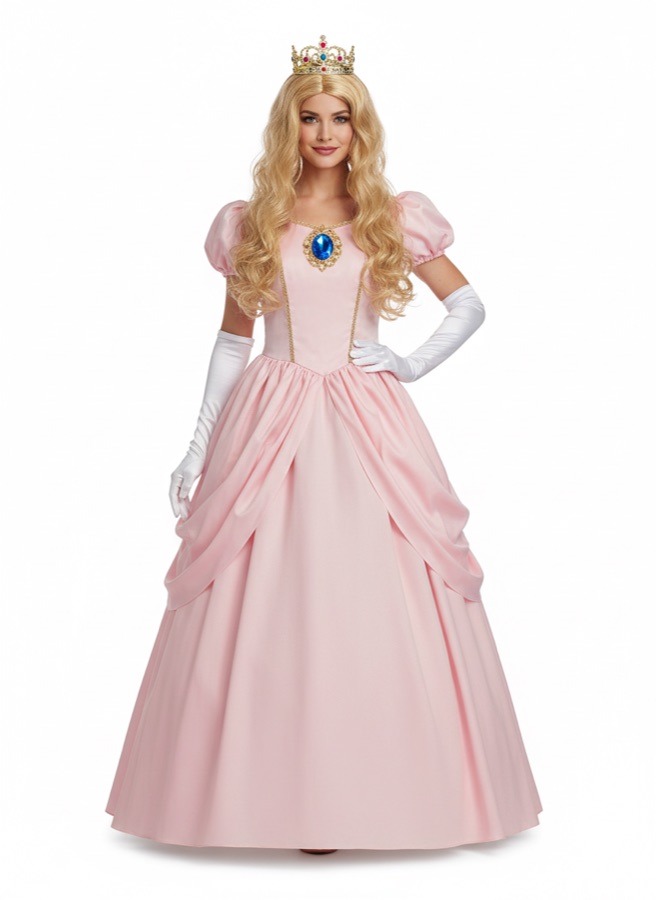 Princess Peach costume reference