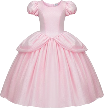 Pink Princess Ball Gown Adult Puff Sleeve