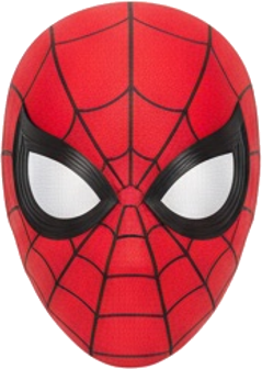 Red Spider Hero Mask with White Eyes