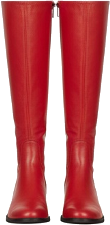 Red Knee High Boots Women