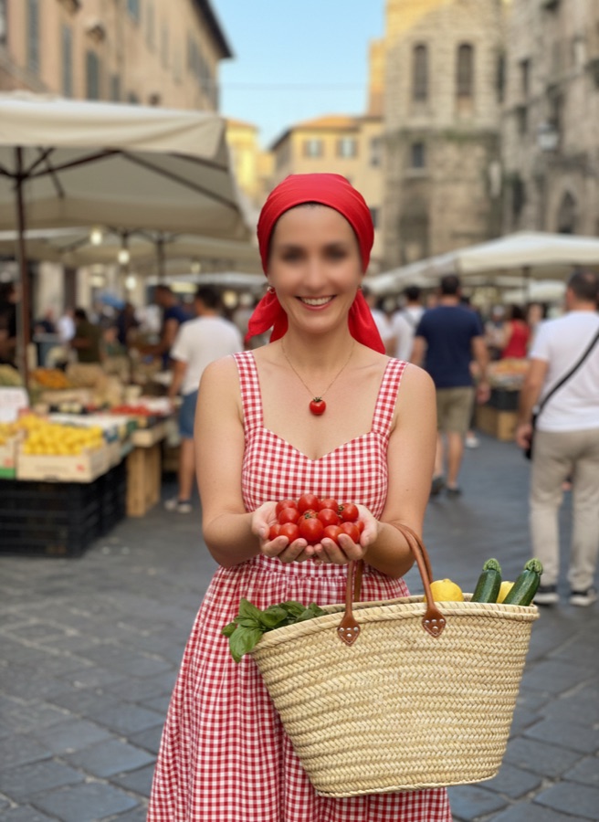 Tomato Girl costume reference