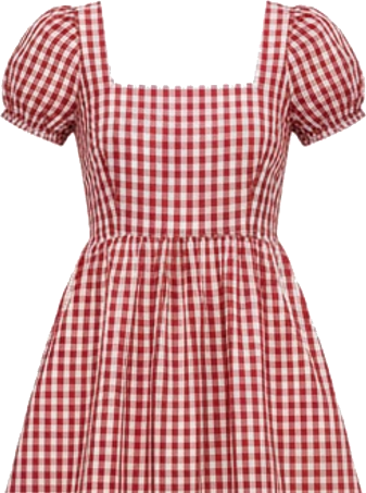 Red Gingham Sundress