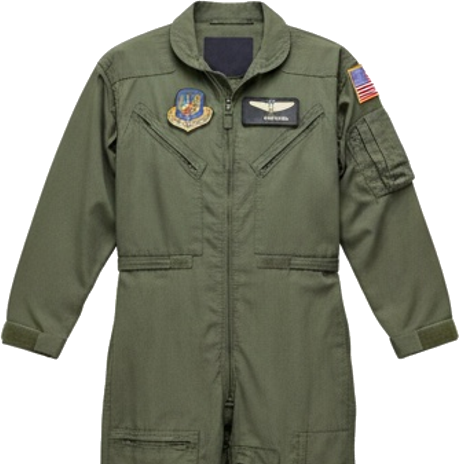 Olive Green Flight Suit Adult