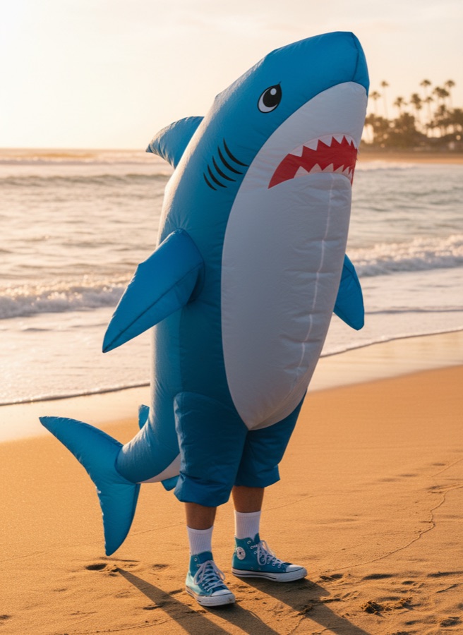 Tralalero Tralala costume reference