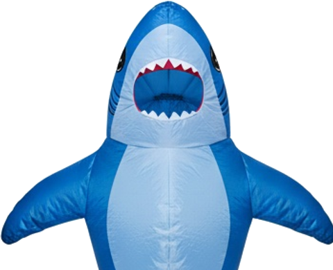 Inflatable Shark Costume Adult